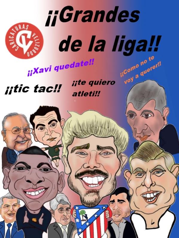 Viñetas de humor de los grandes de la liga.