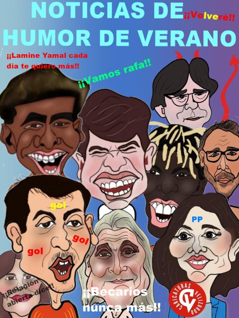 Historieta de noticias de humor de verano