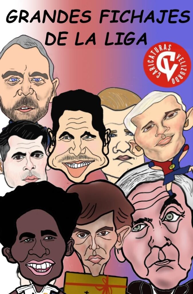 Historieta de los grandes fichajes de la liga.