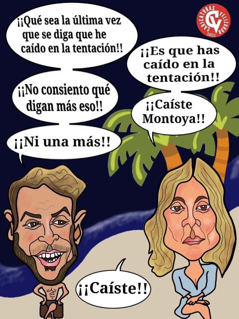 Historieta de Montoya y Sandra Barneda.