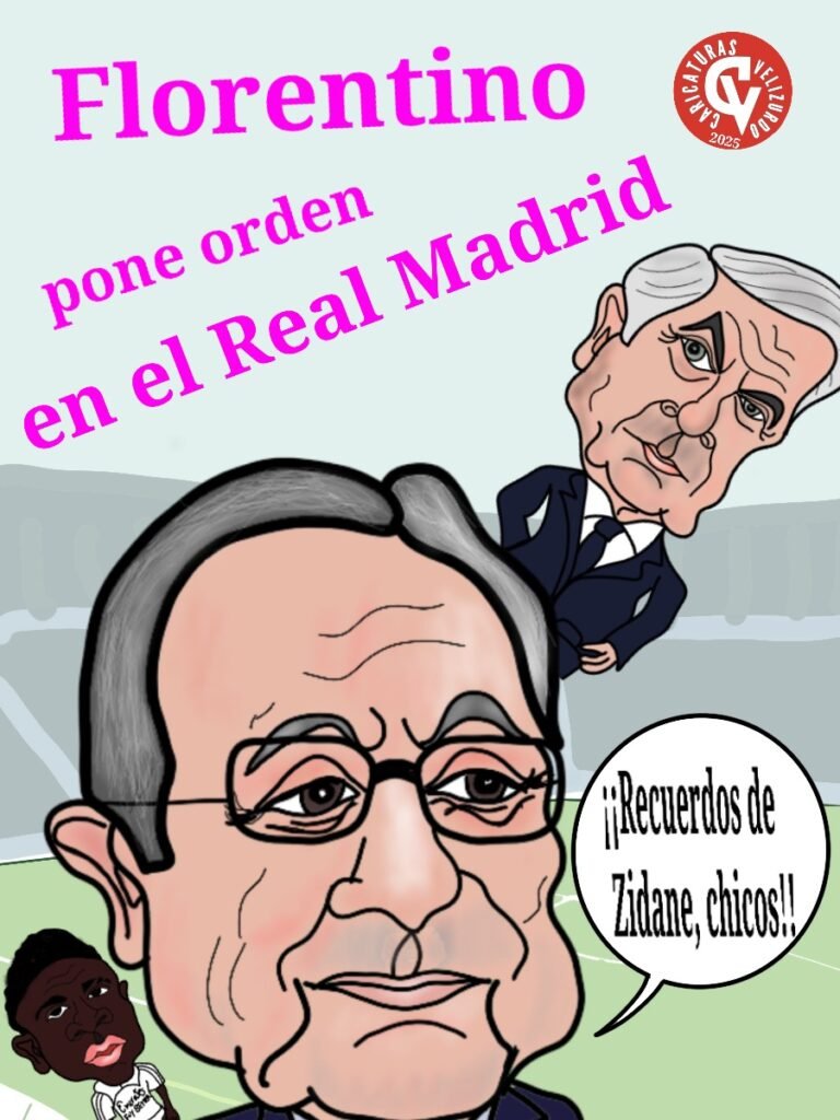 Viñeta de humor del Real Madrid.