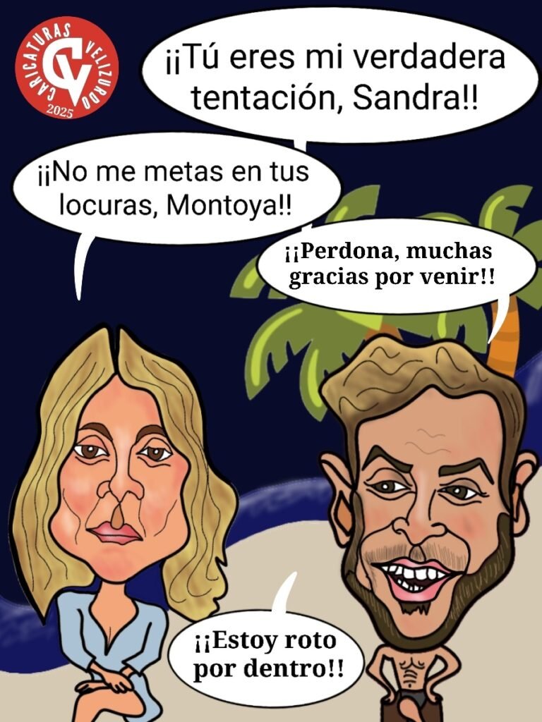 Historieta de Montoya y Sandra Barneda.
