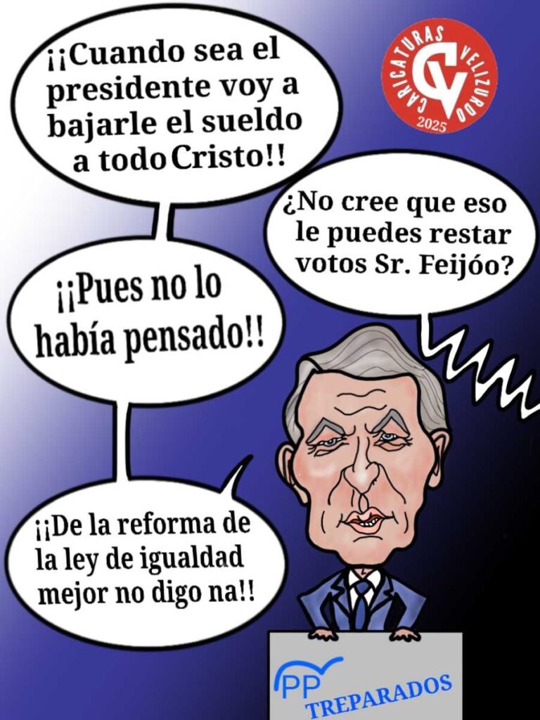 Viñeta de Feijóo.