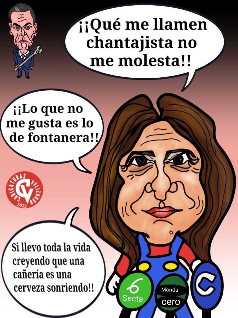 Viñeta de Leire Díez Humor del PSOE.