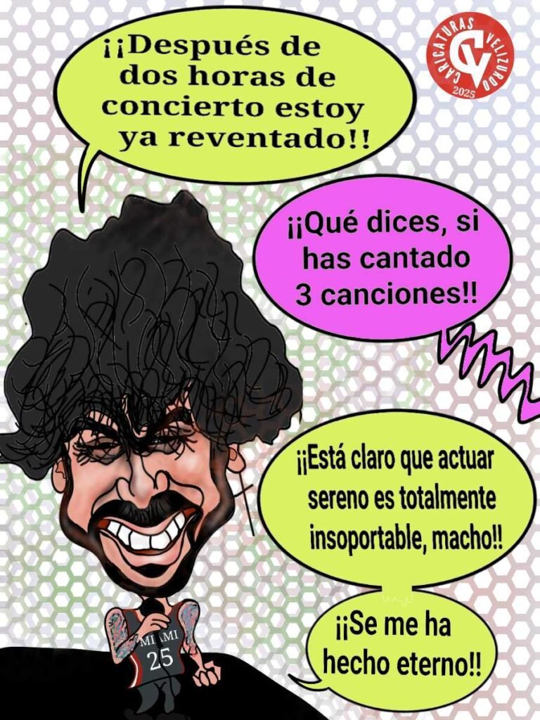 Historieta de humor de Melendi.